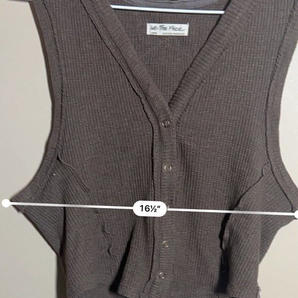 free people Large Sweater/Vest Preowned - Picture 7 of 9
